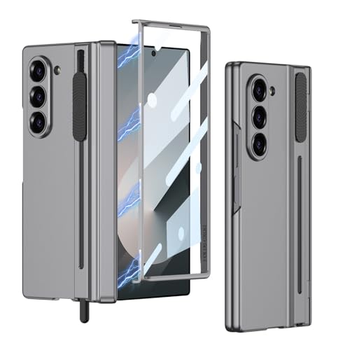 Coque Samsung Galaxy Z Fold6 grise idéale pour protéger votre stylet en déplacement