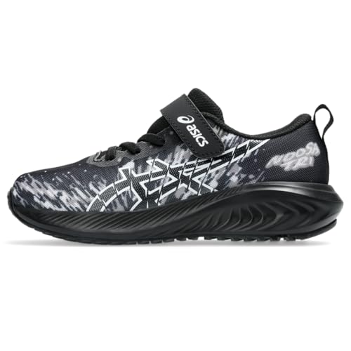 ASICS Tenis unisex Pre Noosa Tri 16 Ps (bebé/niño pequeño), Negro/Blanco, 10 Little Kid