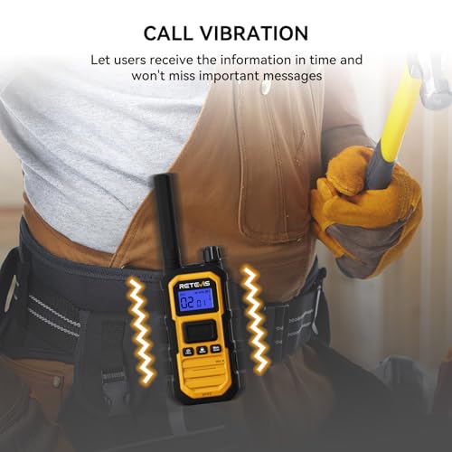 Image of Retevis RB48 Plus Waterproof Walkie Talkies with Earpiece for Manufacturing