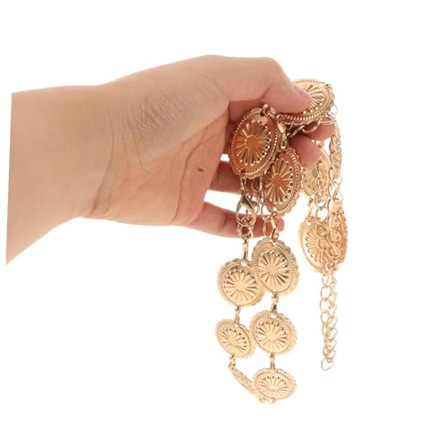 GALPADA Boho Chain Belt for Women Adjustable Metallic Waist Belt for Jeans and Concert Outfits3
