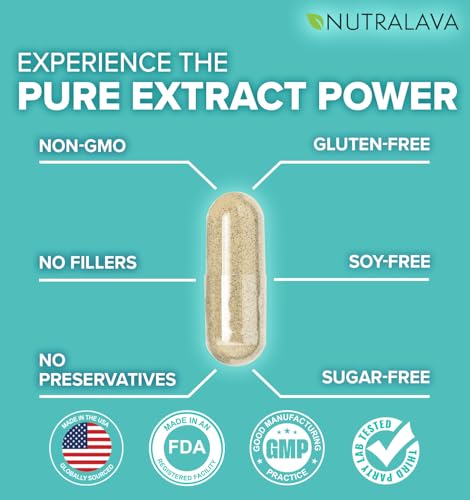 Sea Moss Capsules, All-in-One Blend with Irish Sea Moss Black Seed Oil Ashwagandha, Seamoss Pills for Immune, Thyroid & Joint Support - Gluten-Free, Non-GMO, 60 Capsules - Image 4