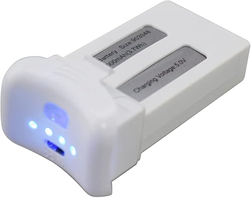 Miniatura 3 de 2 unids 3.7 V 1000 mAh batería de litio para SJRC S20W T25 cuatro ejes Drone repuestos control remoto Drone batería blanca