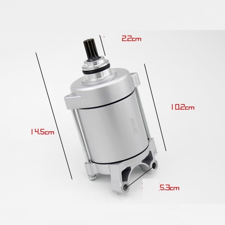 UPTBSFLS Loncin CG125 Motorcycle Starter Motor with dimensions