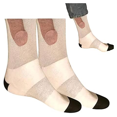 Xzbling 1 Pair Fun Men And Women Casual Socks, Show Off Socks, Penis Socks Dick Socks, Fashion Men Show Off Socks Novelty Funny Socks Gifts For Men Wemen Cover