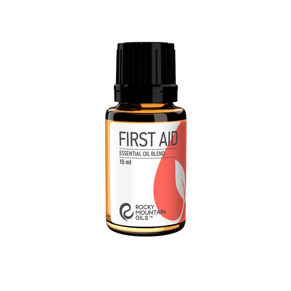 Rocky Mountain Oils - First Aid Essential Oil Blend- 15 ml - Natural Essential Oil - Aromatherapy Oils for Diffuser and Topical - Relaxing Essential Oils