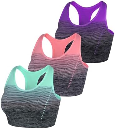 Sykooria Damen Sport BH Gepolstert Ohne Buegel Racerback