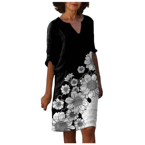 Robe coton et lin romantique au style vintage pour flâner en vacances