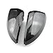 PuRoxx ABS Carbon Fiber Car Side Rear View Rearview Mirror Cover Replacement，Compatible For VW Polo Mk6 AW GTI 2018-2020
