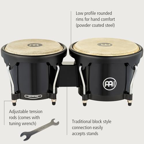 Bongo Meinl Percussion Headliner HB50BK schwarz