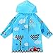Produktbild Girls' leichte wasserdichte Kapuze gummierte Regen Jacke Regenjacke Windjacke Farbe: Blau (Farbe: Pink, Größe: Klein) MEI (Color : Blue, Size : Large)