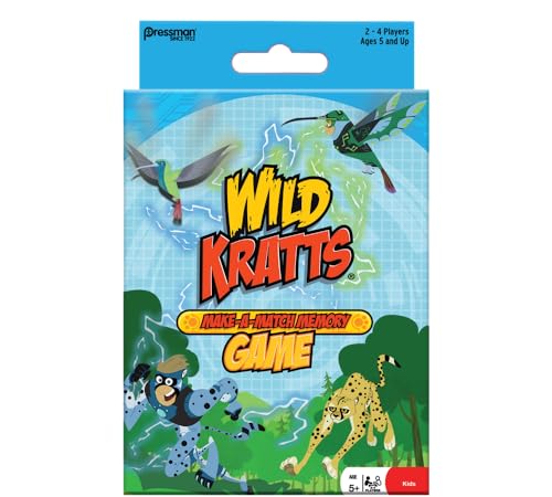 Wild Kratts Make A Match juego de mesa miniatura 1
