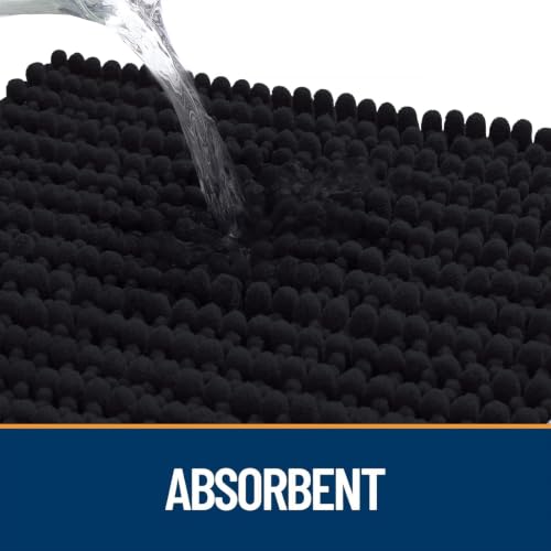 Image of OLANLY Dog Door Mat for Muddy Paws 40x32, Ultra-Absorbent Chenille Mud Mat