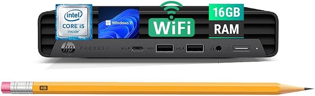 HP ProDesk 400 G6 Mini PC Intel i5-10500T 16GB RAM 256GB SSD Win 11 Pro