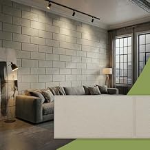 EverStone Dry Stacked, Smooth Ashlar Block Faux Concrete Panel, 90 1/8"W x 12 1/8"H x 3/4"D, Umber