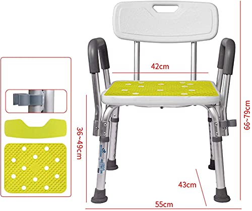 Siège de douche robuste de qualité supérieure avec bras pivotants CHEWYNP - 3