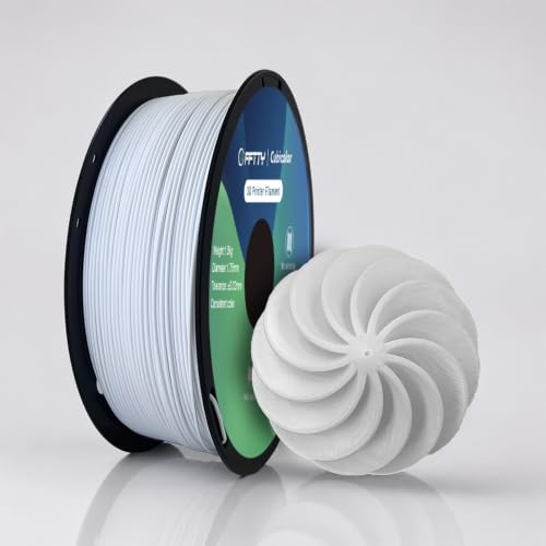 PLA 3D Printer Filament 1.75mm, White, 1.5kg
