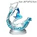 Produktbild EZQYC Handwerk Geschenk Nordic Dancer Beauty Weinregal Harz Abstrakte Skulptur Vintage Home Decor Home Dekoration Zubehör Moderne Hochzeitsgeschenk, Himmelblau