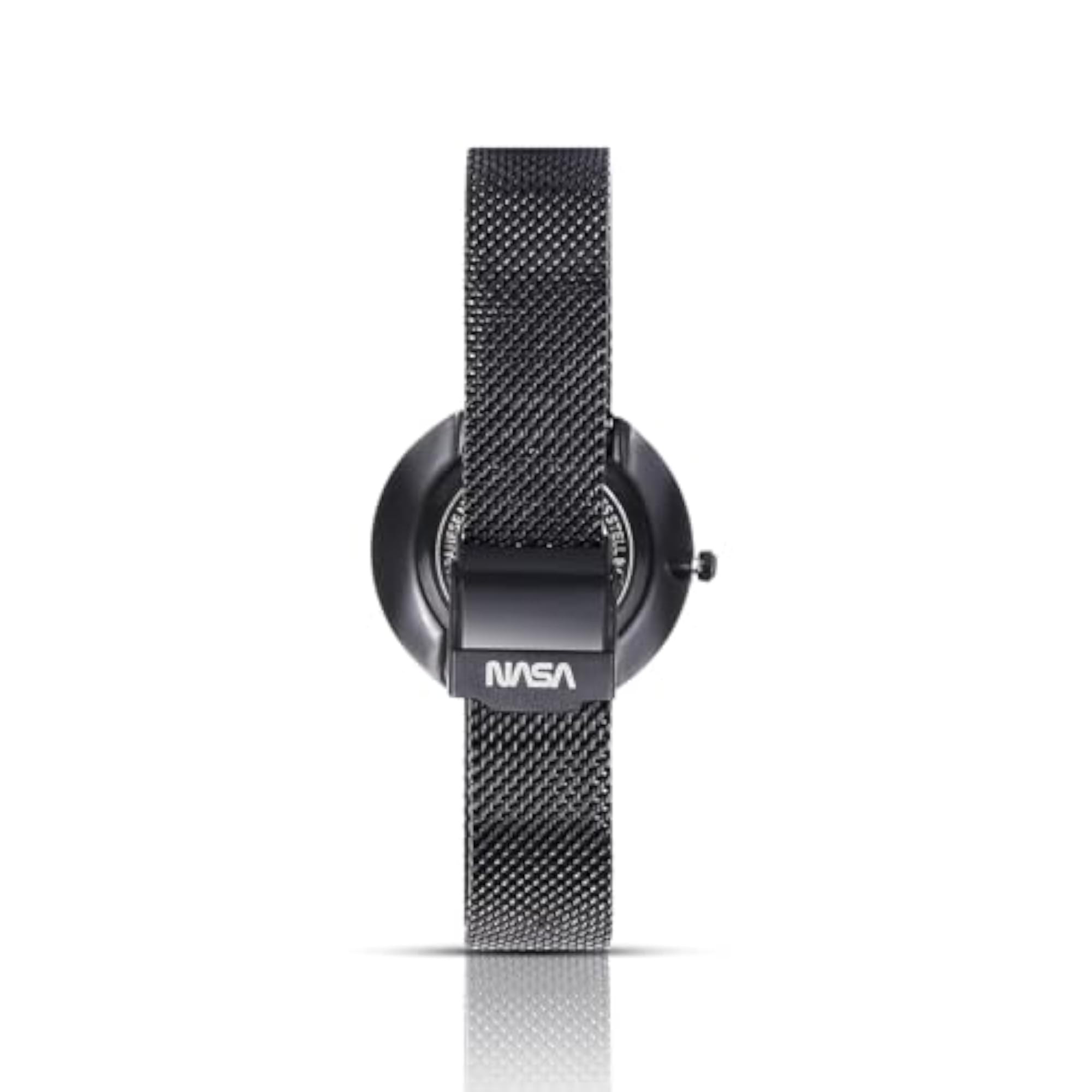 Women's NASA Approved Global Cluster NGC 1850 Watch with Black Mesh Band