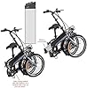 36V 48V 8AH Lithium E-Bike Battery - High Capacity Removable Battery for Folding Electric Bikes, Compatible with 200W to 800W Motors, Includes Charger & Safety Lock #5