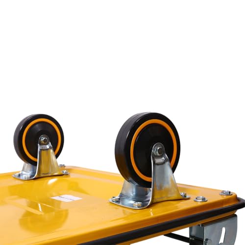 Carrito Plegable Resistente con Ruedas Giratorias y Capacidad 330 lb miniatura 6