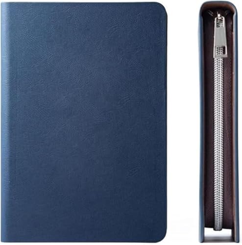 Shisuncne ビジネス手帳 システム手帳 ファスナー 手帳 メモ帳 6穴 リング バインダーノート A5 A6 ルーズリーフメモ帳 PUレザーカバー ?丈 耐久性 多機能 携帯便利 男女兼用 卒業記念品 就職 プライベート ビジネスオフィス用品 家用