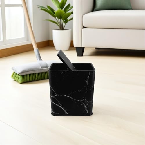 Poubelle cuisine étroite noire 20l rectangle DOITOOL - 6