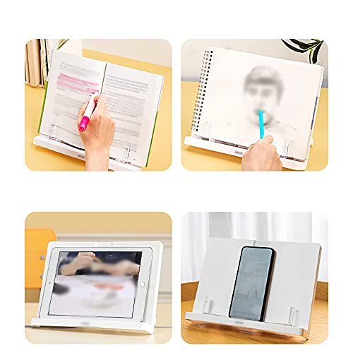 Atril de lectura con ángulo ajustable de 180° para leer de forma cómoda y sin dolor de cuello 7
