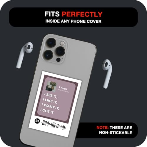 Image of Ariana Grande | Ariana Grande Songs Mini Poster Kit (Set of 18) | Yours Truly, Die for You Songs Size (8 x 6 cm) Posters for Phone Accessories, Bedroom, Office, room decoration (C 003)