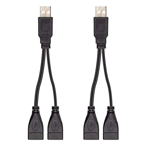 TAPTES Dual USB Splitters Charger Cables Universal Y-Splitter for Tesla Model 3 S