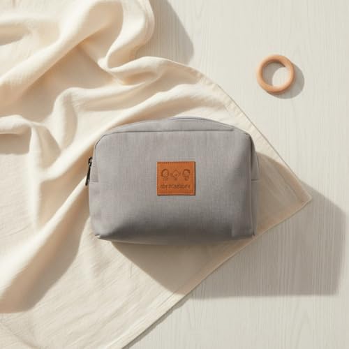 Image of abracadabra Everyday Essentials Diaper Bag For Mother, Maternity Bag for Newborn Baby, Waterproof and Multipurpose, (37 x 14 x 28 cm) - Misty Grey