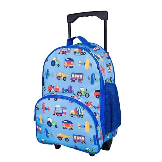 Can i fit carry on luggage on trenitalia train Wildkin Kids Rolling Luggage for Travel