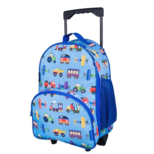 Wildkin Kids Rolling Luggage – Carry-On Size for School & Overnight Travel