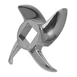 BESTonZON 型電気肉挽き器交換刃 方孔 直径 ステンレス製高耐久ミートグラインダー替え刃 キッチン用効率向上アクセサリー