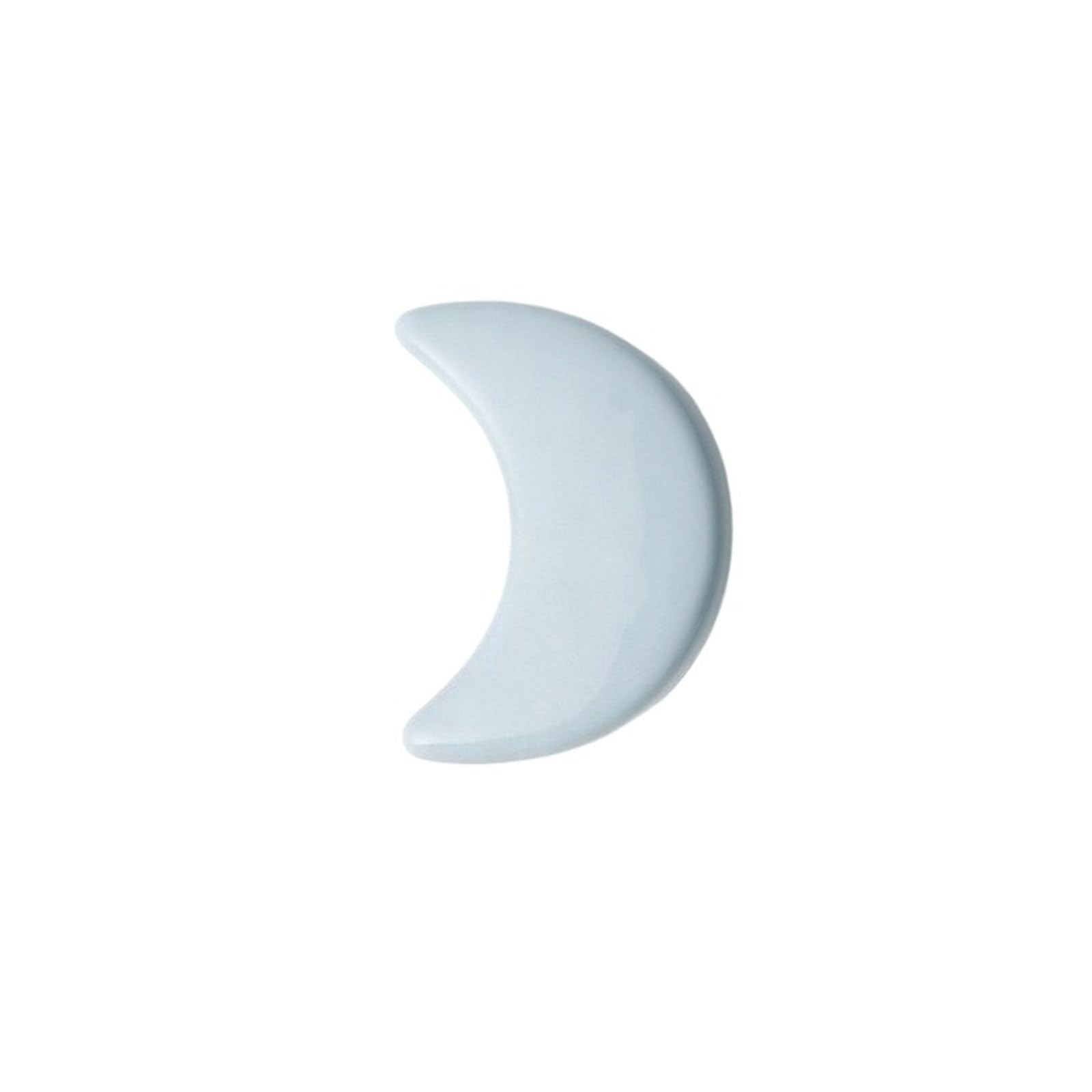 Kifsdlf Moon-Blue Cartoon Room Ceramic Cabinet Knobs Moon Star Wardrobe Handle Garden Door Handles For Cupboard Wardrobes Furniture(Moon-Blue)