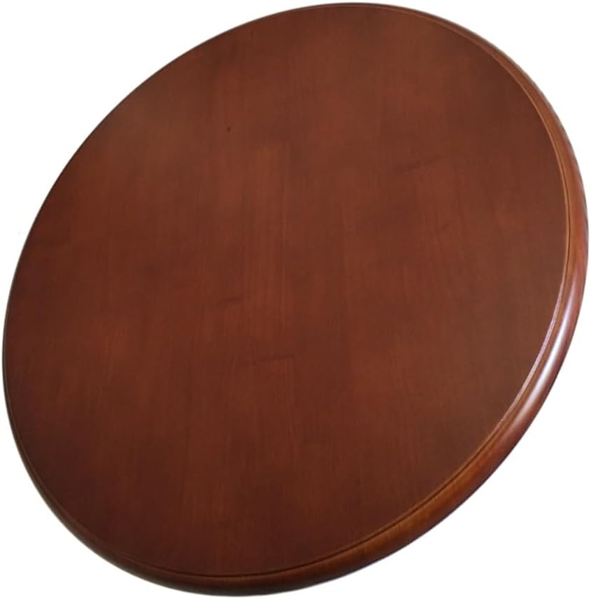 24" 27" 30" 36" 40" Large Lazy Susan Turntable Tabletop Round Rotating Wooden Serving Tray for Dining Table Kitchen Table Top Centerpiece，Multi-Color(Walnut,90cm/36in)