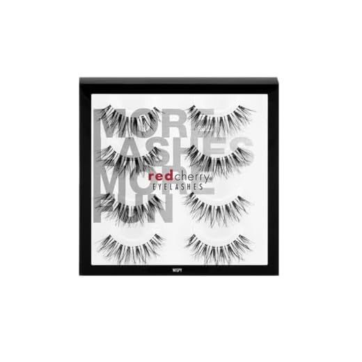 Red Cherry Wispy False Eyelashes -(WSP Multipack)