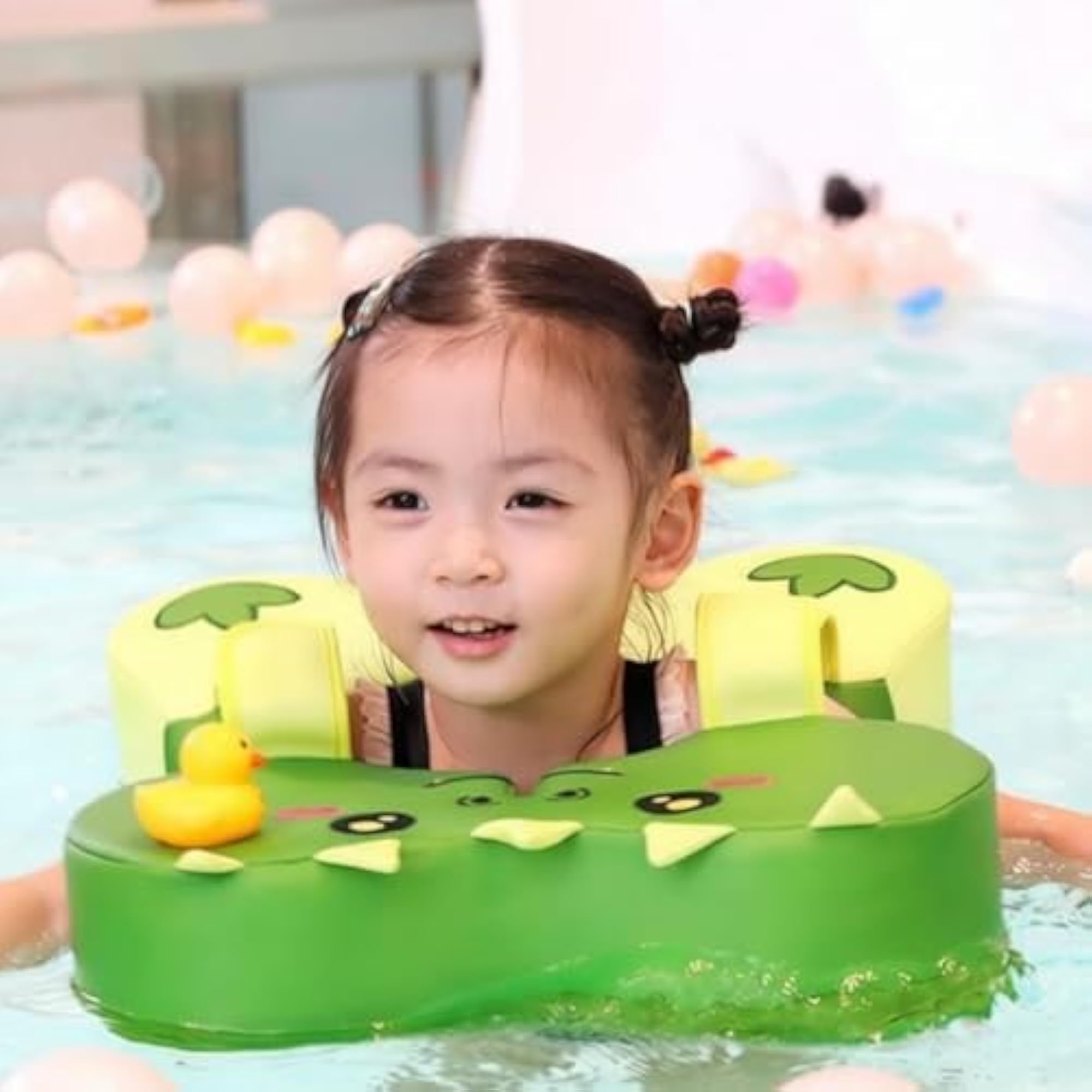 Non-Inflatable Swim Coach Vest Safety Buckle Armpit Swim Float