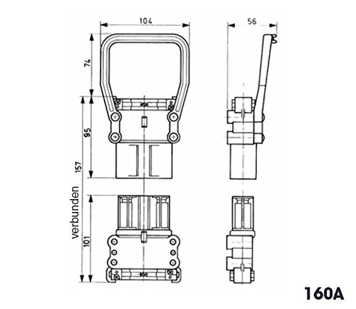 Presa per spina di carica della batteria con