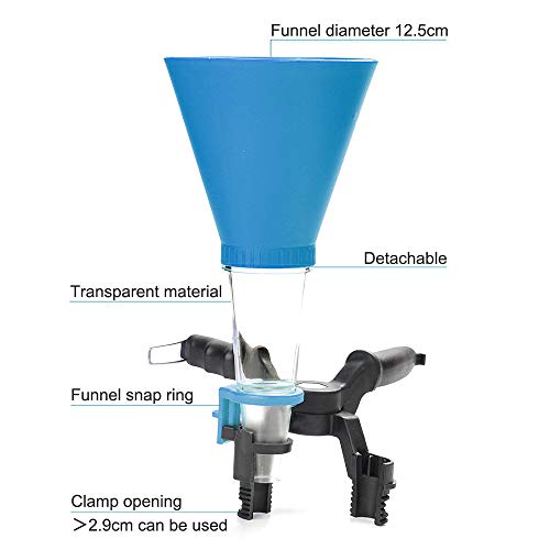 RuleaxAsi Kit de funil de óleo do motor do carro Conjunto de ferramentas de filtro de óleo universal