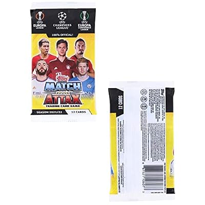 UEFA Champions League 2021/22 Topps Match Attax Pack | 12 Cards Per Pack