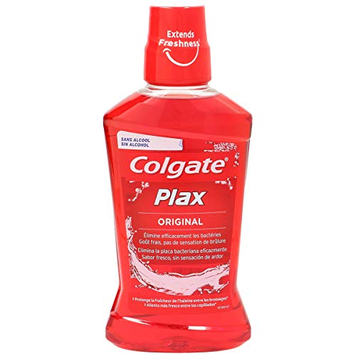 Enjuague Bucal Plax Rojo Original Colgate 500ml