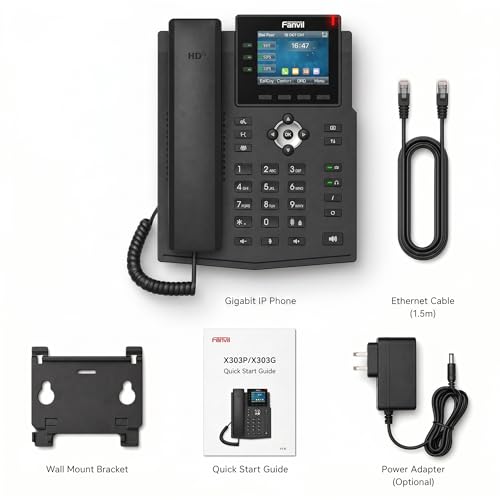 Fanvil X3U Pro Teléfono IP Color 2.8 pulg. 6 Líneas SIP miniatura 2