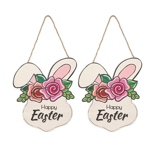 Décoration pour Ferme et centre de table lapin avec fleurs de maison - 2