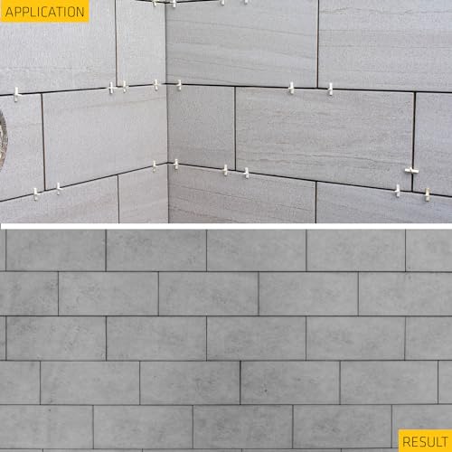 Image of SIKA - Tile spacers - SikaCross Tile Spacer 1.0 mm - Maintain Uniform Joints During Tile Installation - for Floors and Walls - Easy to use - White