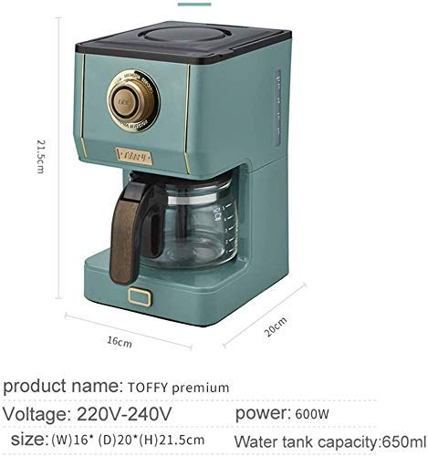 Cafetera de goteo eléctrica con capacidad de 650 mL miniatura 7