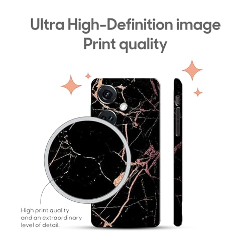 Image of COLORflow Back Cover Compatible with OnePlus Nord CE 3 5G | Beautiful Black Golden Marble | Designer Printed Hard CASE Bumper Back Cover Compatible with OnePlus Nord CE 3 5G