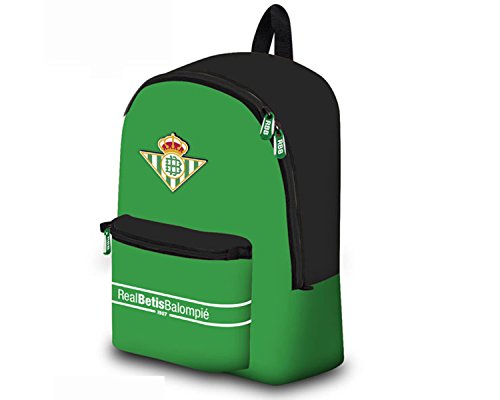 MOCHILA 42CM ADAPTABLE CARRO DOUBLE ZIPP REAL BETIS