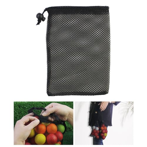 Portable Net Bag Holder Drawstrings Bag Large Capacity Nylons Mesh Carrying Pouches for Easy Organization2