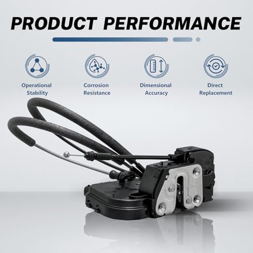 Image of KELOKE Door Latch Lock Actuator Compatible with Hyundai Santa Fe 2010, 2011, 2012, Rear Right Passenger Side, Replace# 81420-0W000 DLA1253
