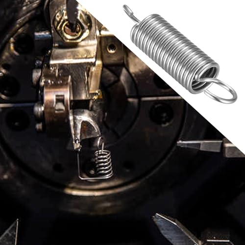 10 Pcs Small Extension Springs, Tension Springs, Extended Compressed Spring, Dual Hook Heavy Duty Stainless Steel Replacement Spring for Tents, Awnings, Trampoline-2X0.47X0.06inch